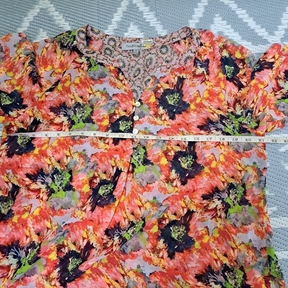 FIGUEROA & Flowers Floral Boho Blouse - Picture 7 of 10